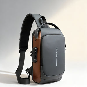 Fashionable Urban Sling Backpack – Anti-Theft, USB Charging