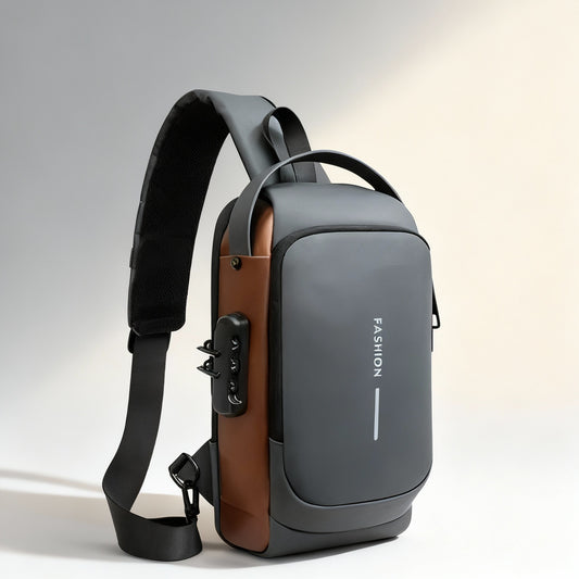Fashionable Urban Sling Backpack – Anti-Theft, USB Charging